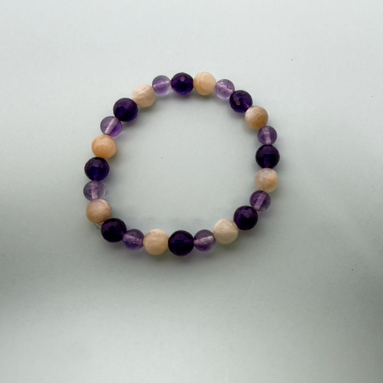 Mondstein - Amethyst Design Armband