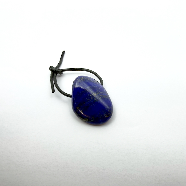 Lapis Lazuli Trommelstein Anhänger