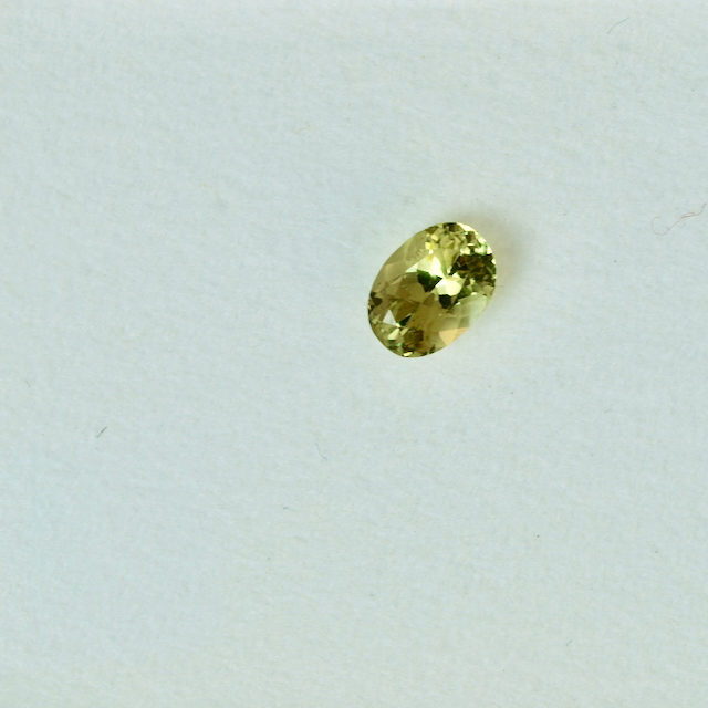 Grossular Granat grün Mali facettiert