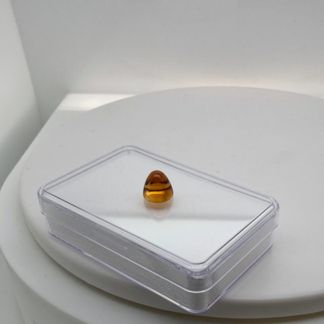 Citrin Cabochon 8mm Dome Cut