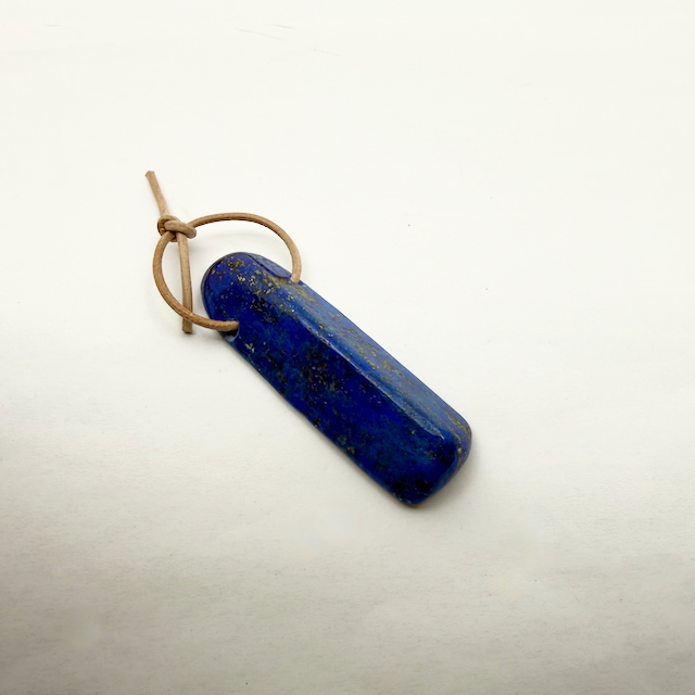 Lapis Lazuli Trommelstein Anhänger