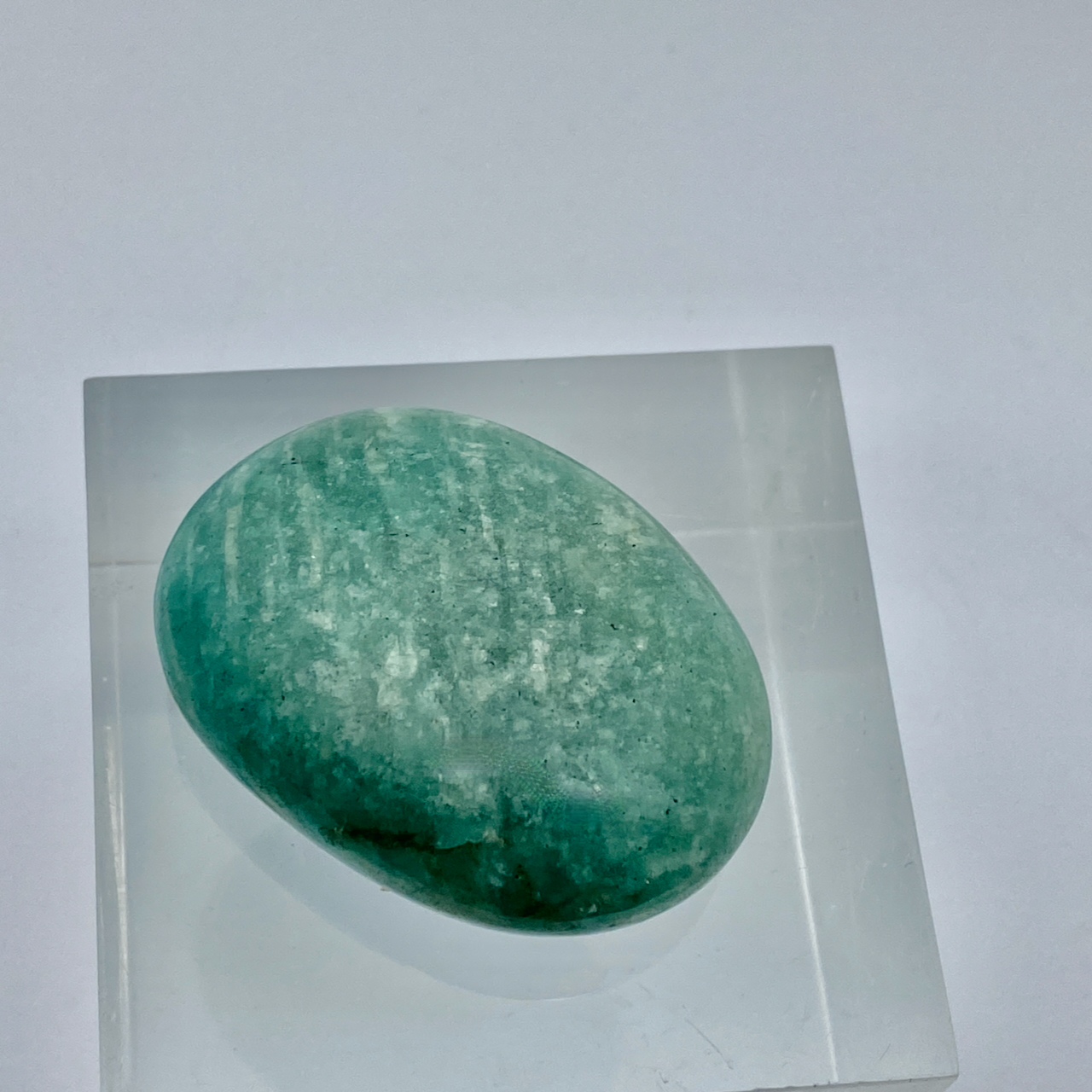 Amazonit Trommelstein Handschmeichler