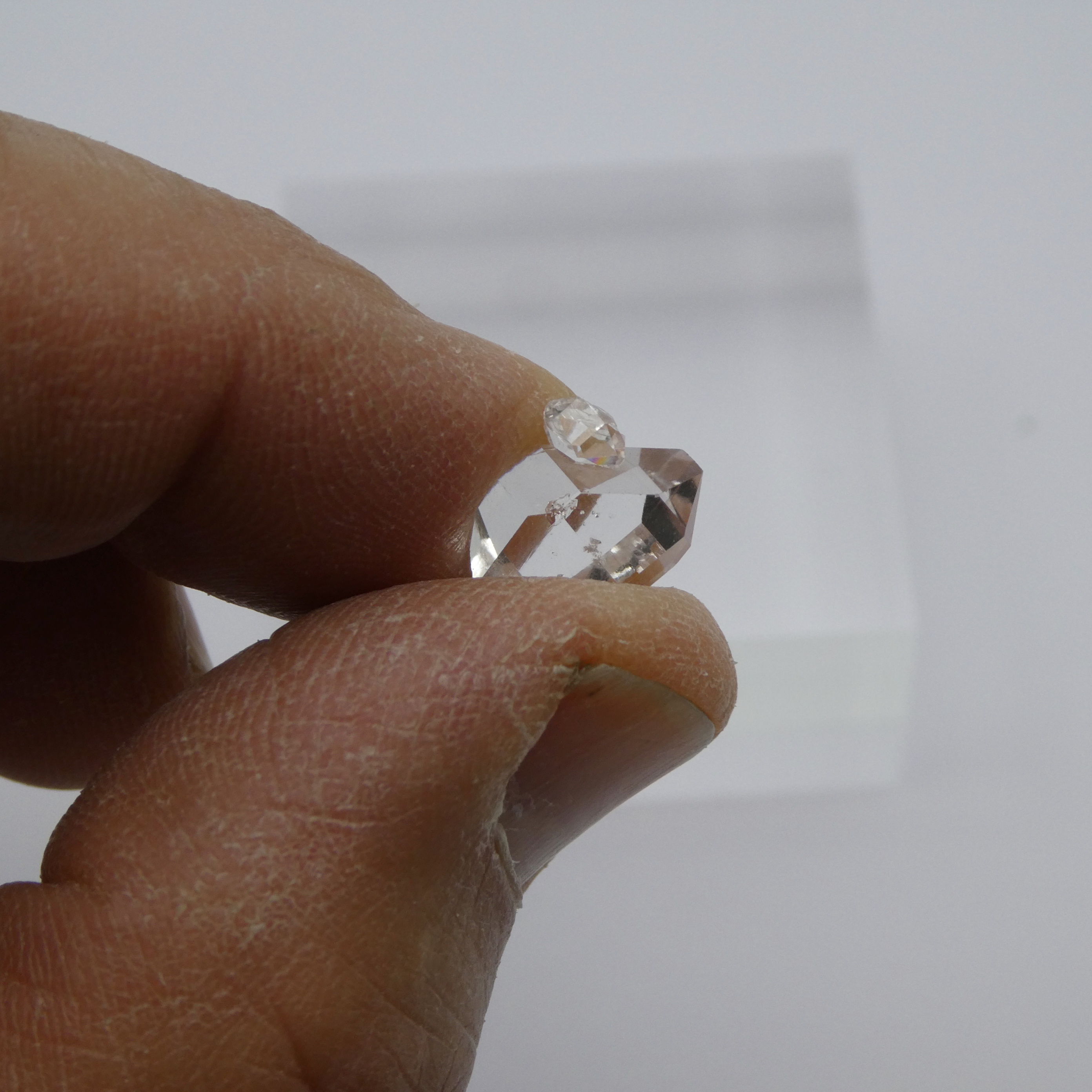 Herkimer "Diamant" Bergkristall Doppelender  "Diamant"