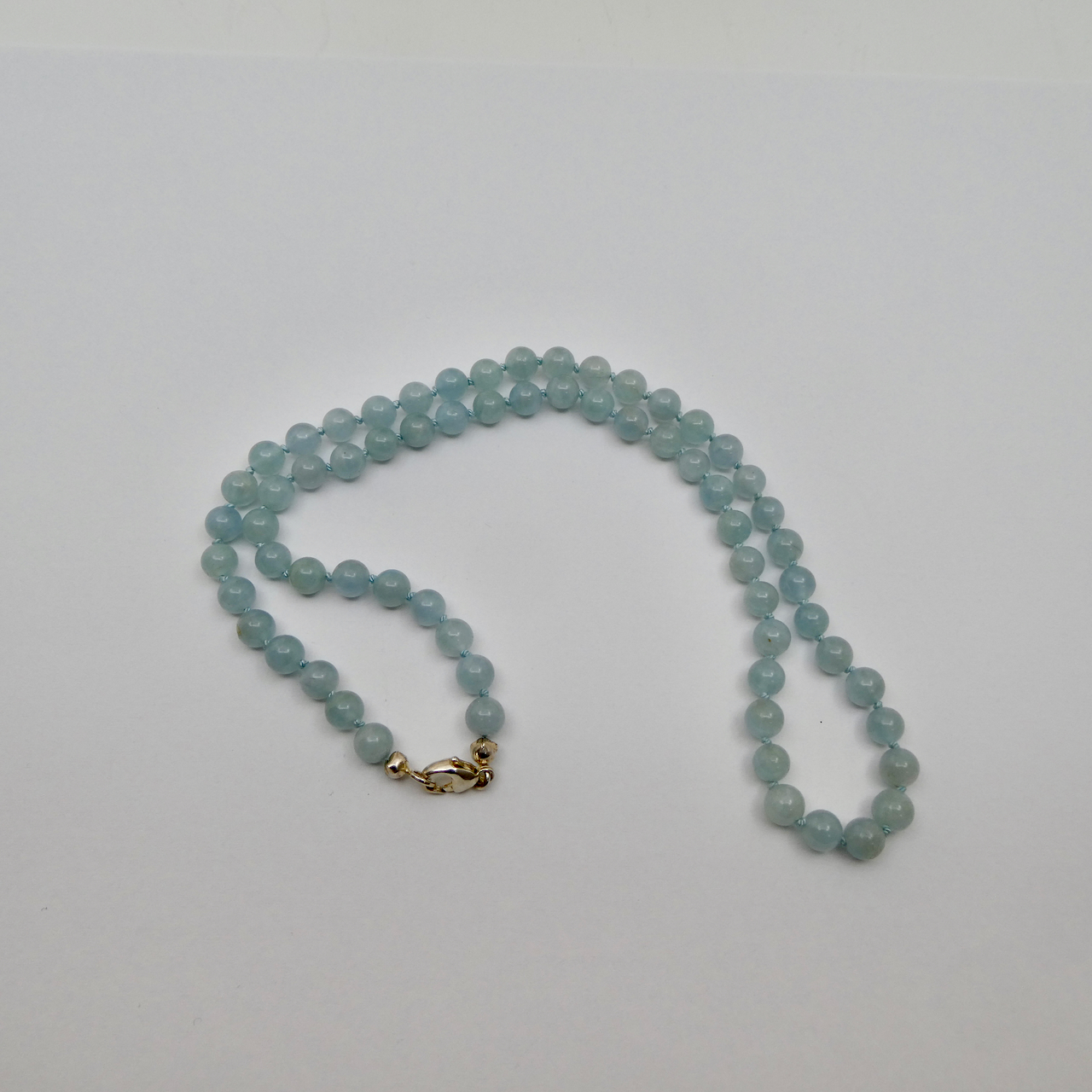 Aquamarin Edelstein - Collierkette Aquamarin Edelstein - Collierkette