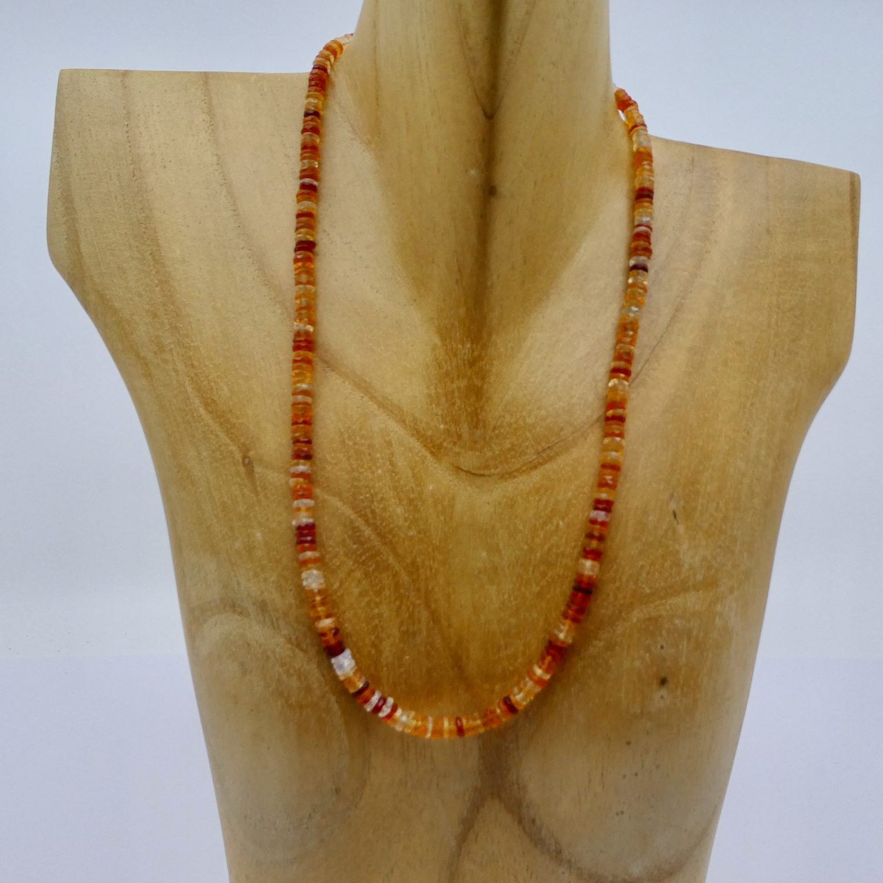 Feueropal Edelstein Collierkette