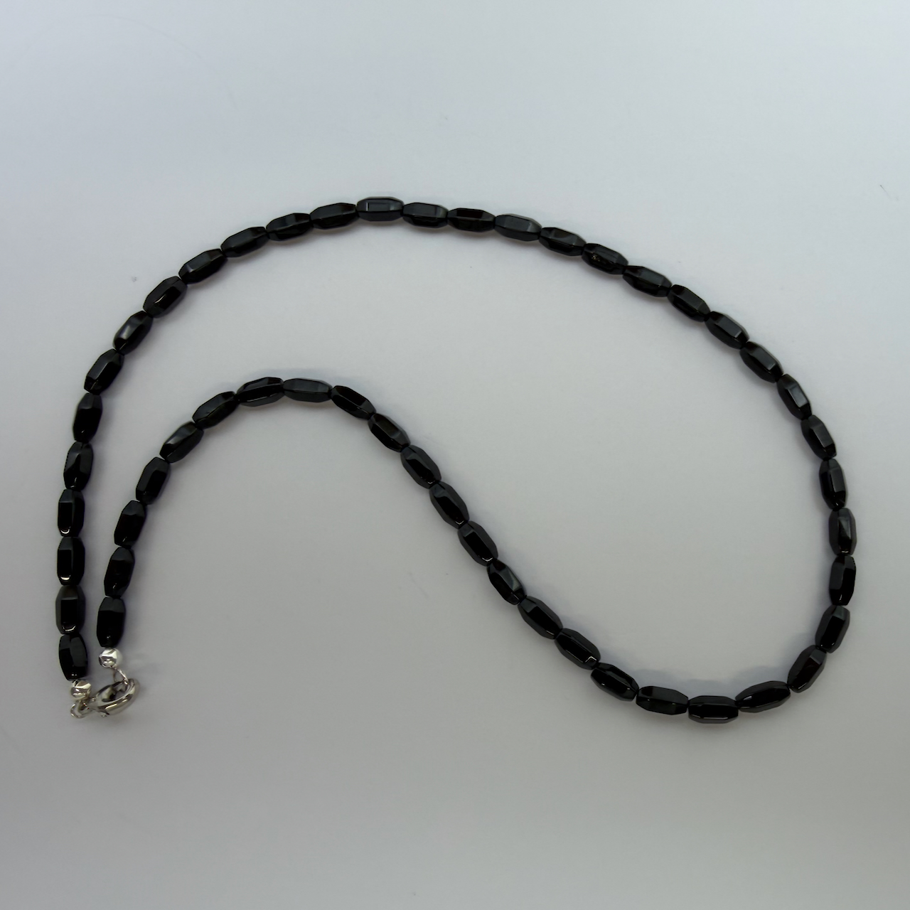 Schörl Turmalin schwarz Edelstein - Collier Kette