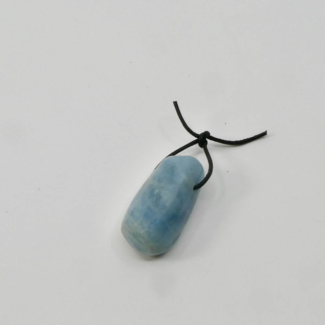 Aquamarin Anhänger gebohrt