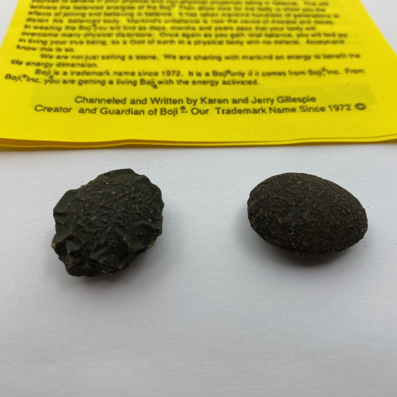Boji Stones original Paar mit Zertifikat
