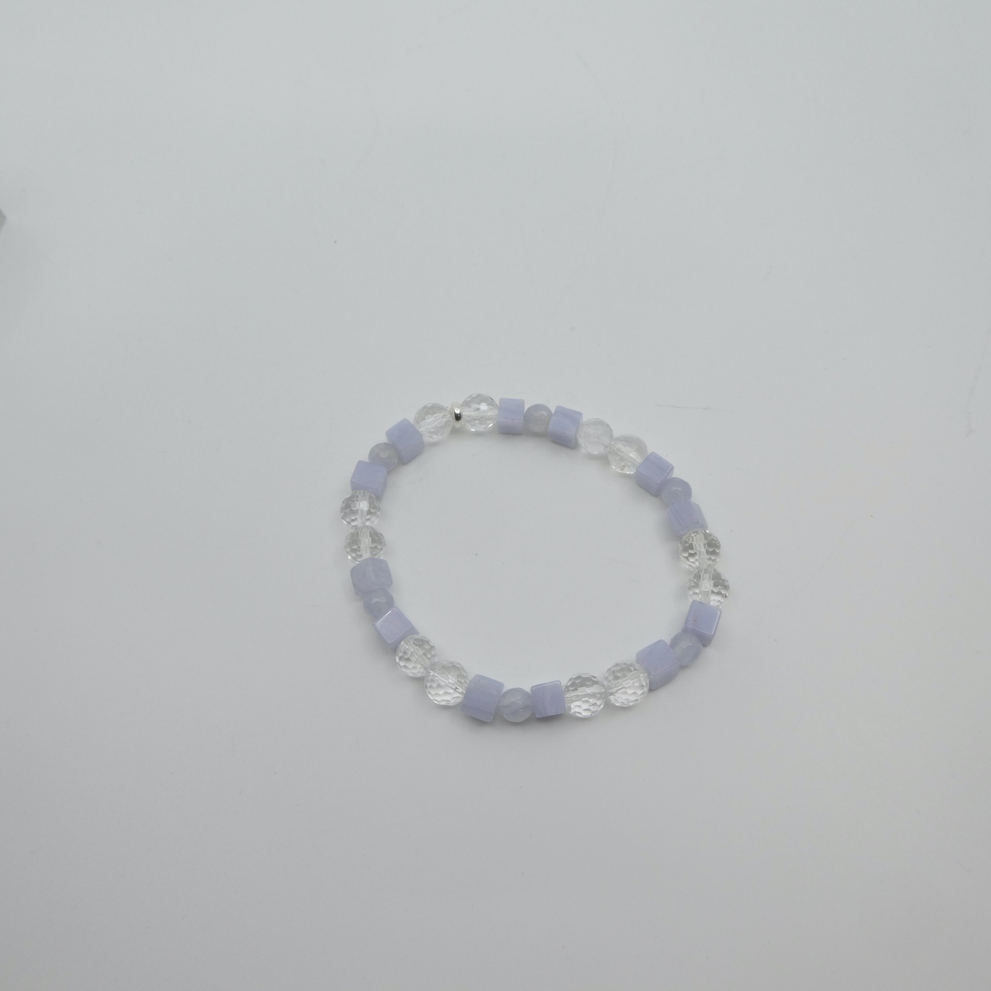 Chalcedon - Bergkristall Design Armband - Männerarmband Chalcedon - Bergkristall Design Armband - Männerarmband
