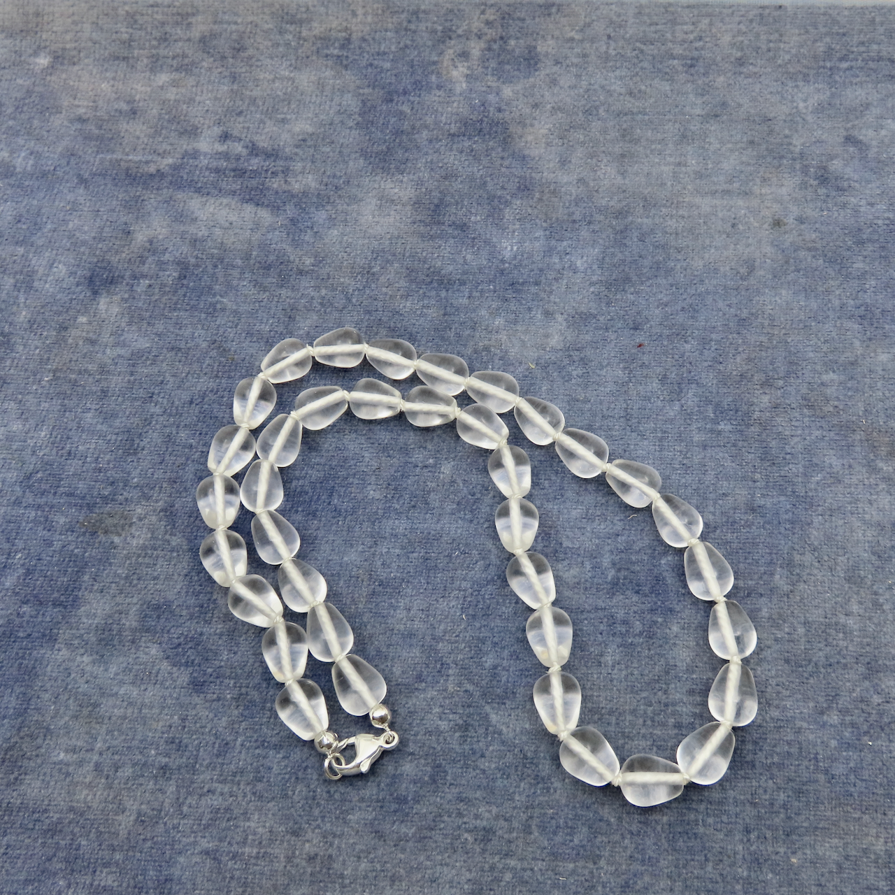 Bergkristall Edelstein Collier Kette
