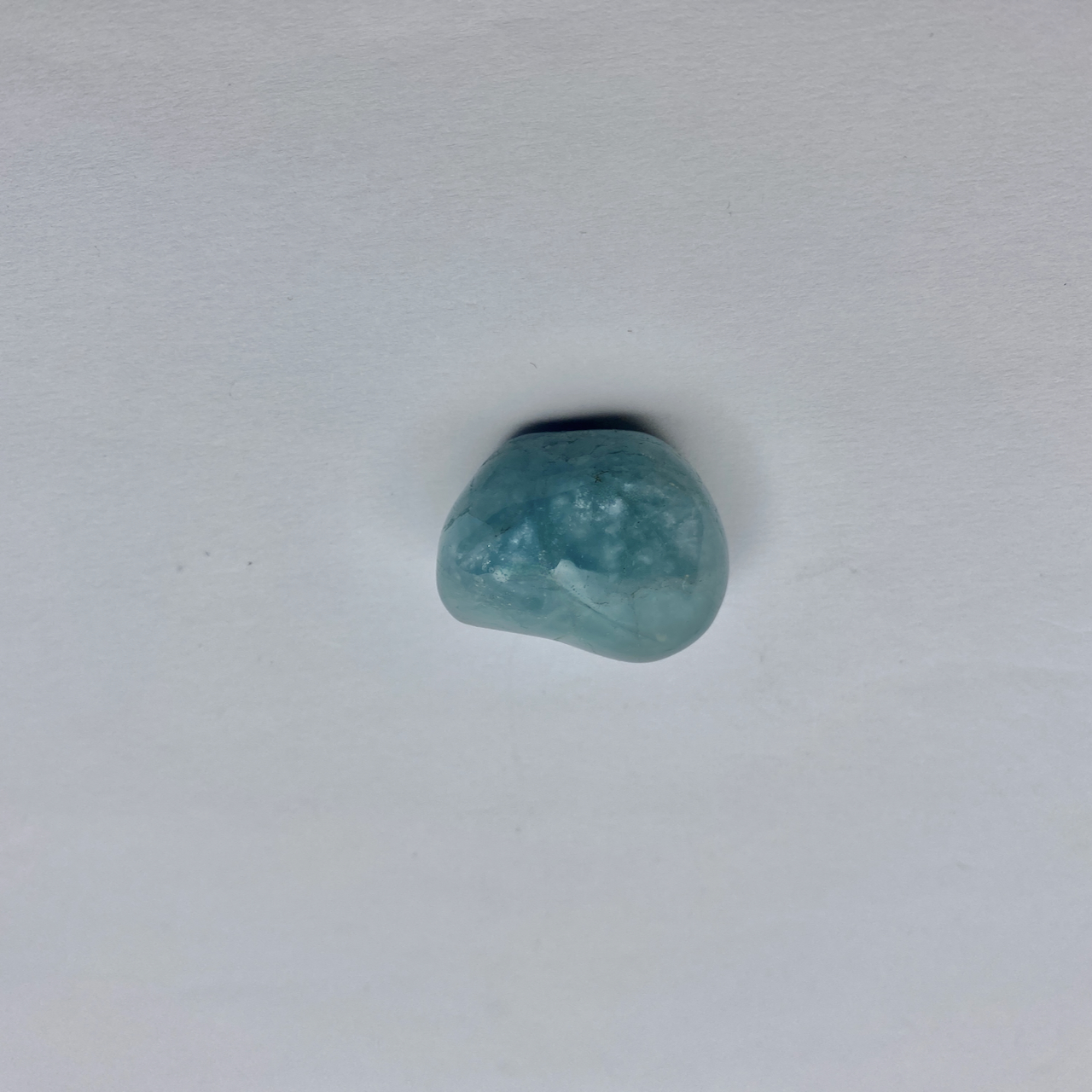 Aquamarin Trommelstein Handschmeichler