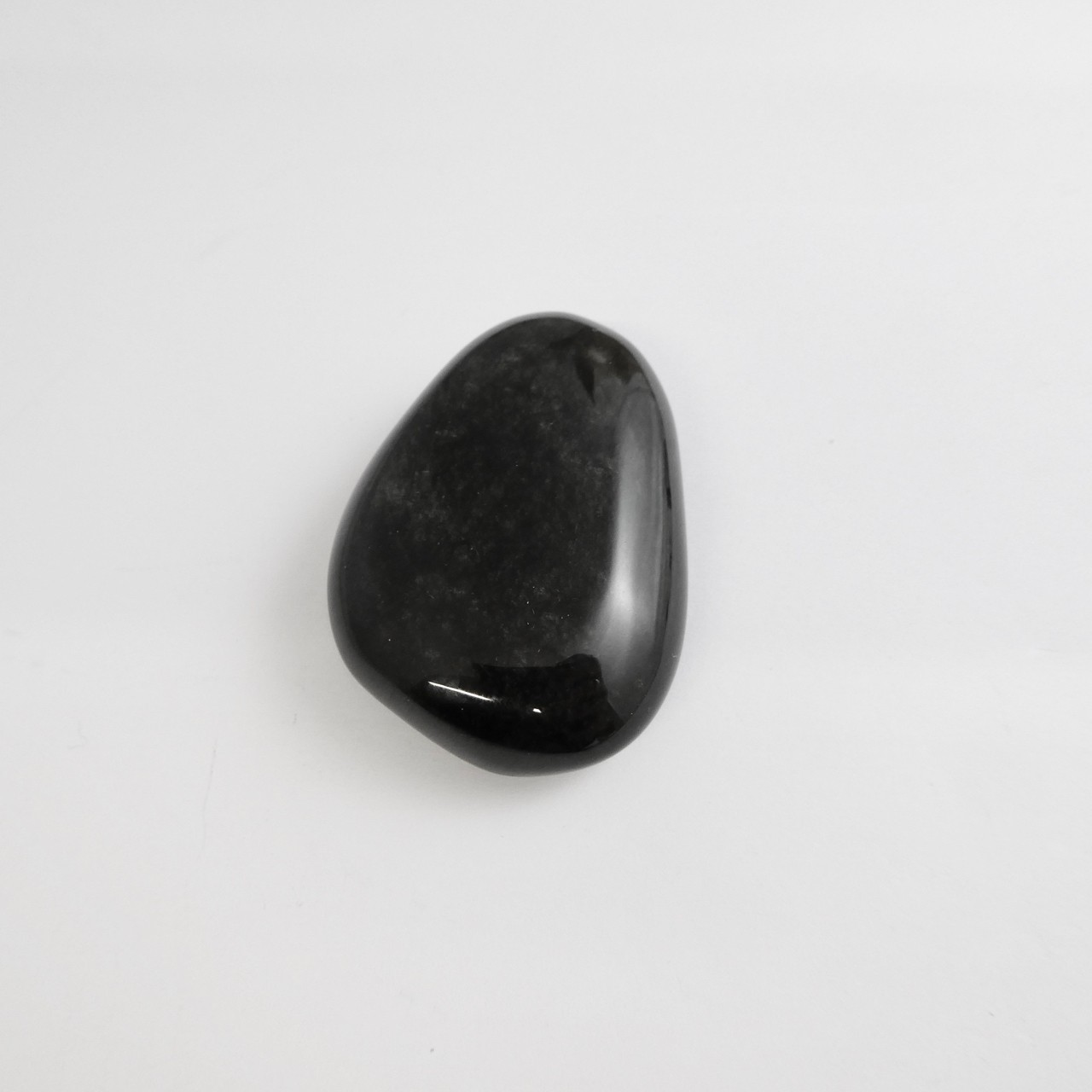 Silberobsidian Trommestein