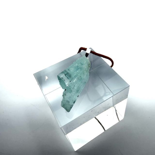 Aquamarin Natur Kristall Anhänger