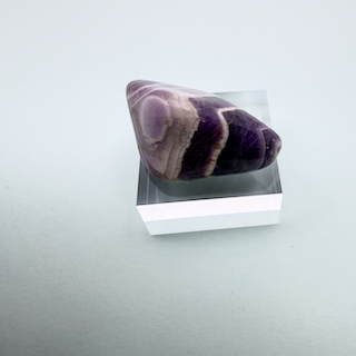 Amethyst - Amethystquarz Trommelstein Handschmeichler