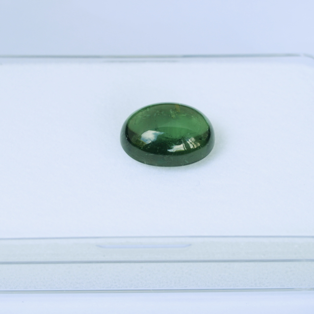 Turmalin grün - Verdelith Cabochon 13x10mm oval