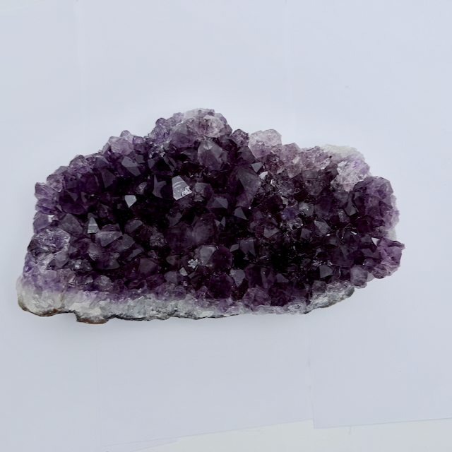 Amethyst Drusenstück - Amethyst Rohkristall