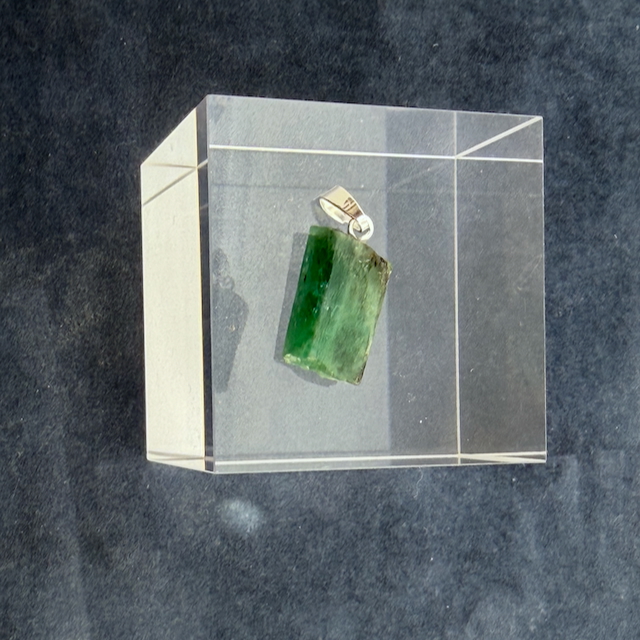 Smaragd Natur Kristall Anhänger