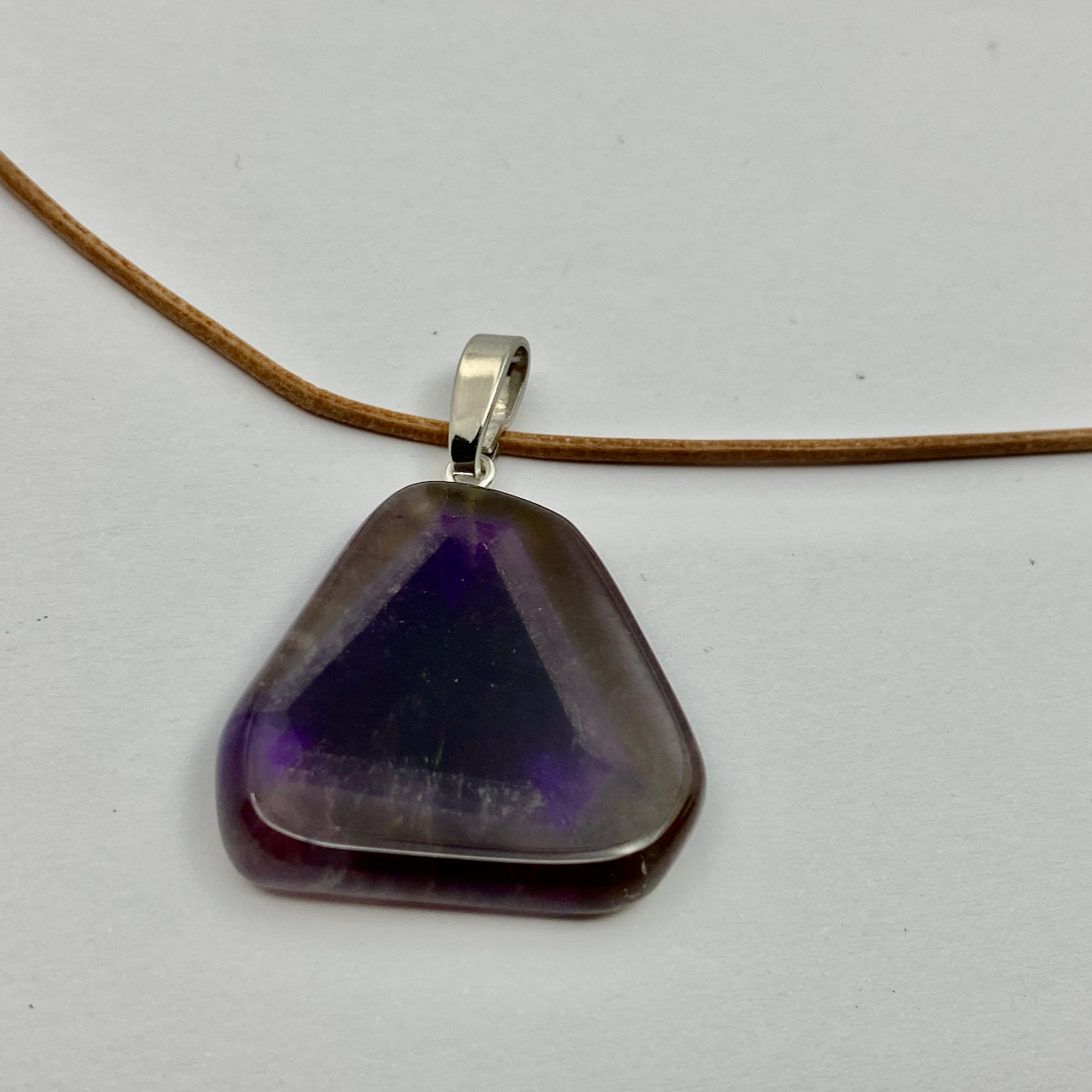 Amethyst Triangel Anhänger