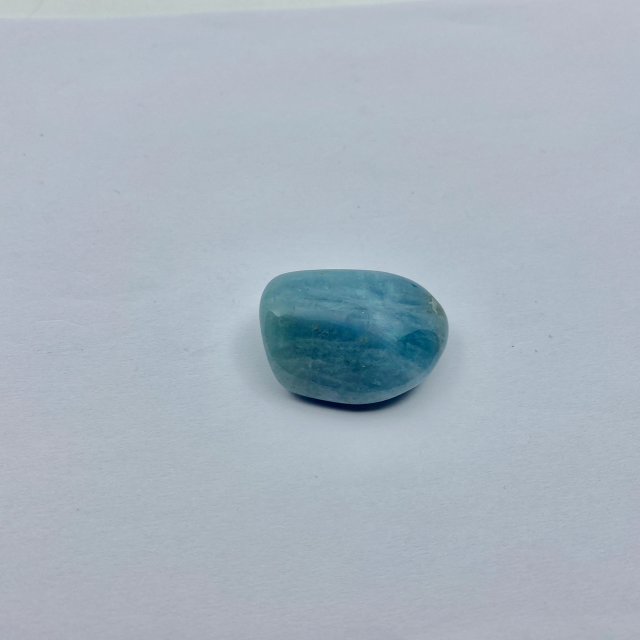 Aquamarin Trommelstein Handschmeichler