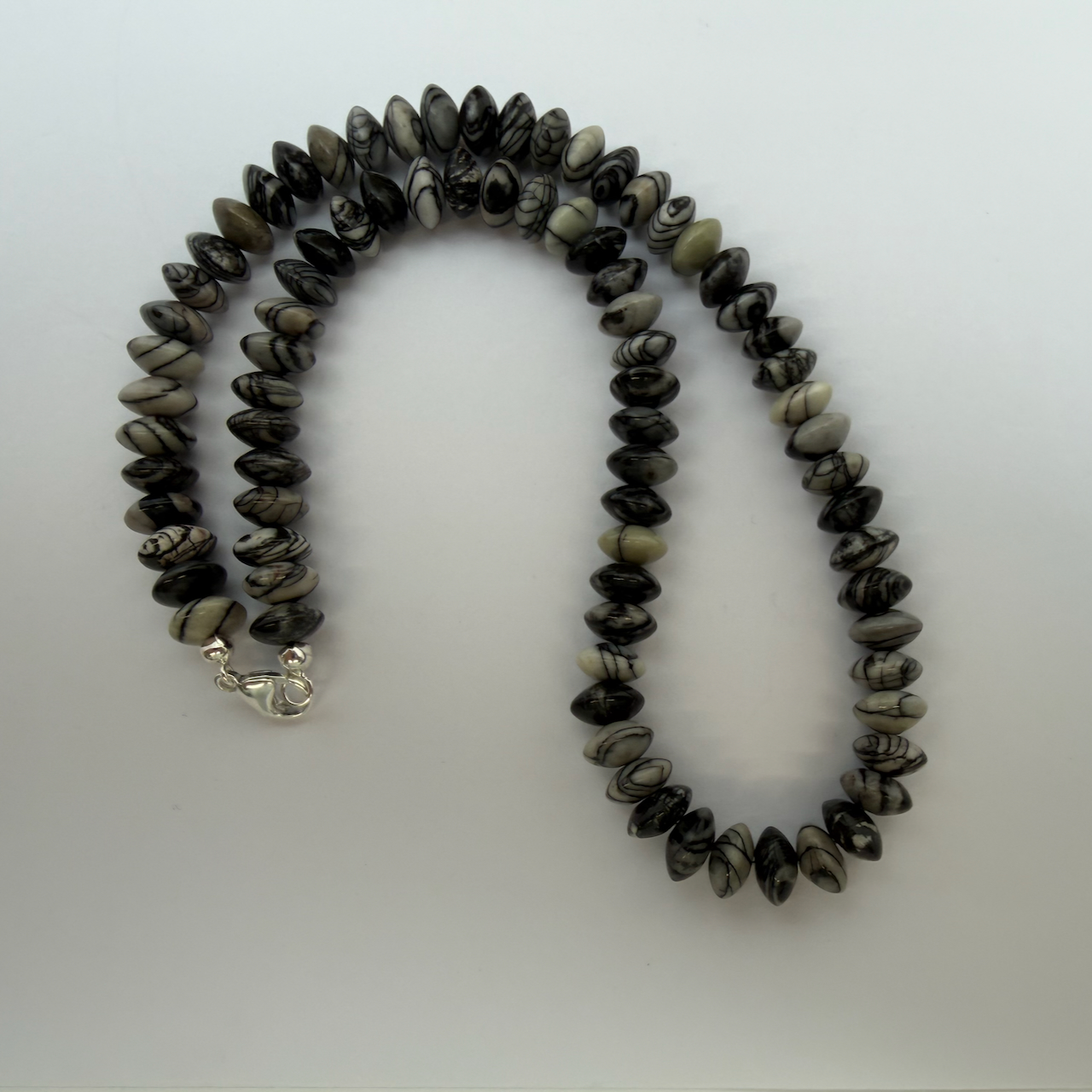 Picasso Marmor Naturstein Collierkette