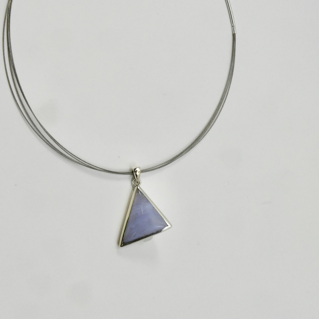 Chalcedon Anhänger Silber gefaßt Chalcedon Anhänger Silber gefaßt