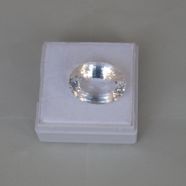 Bergkristall facettiert Ceylonschliff 20x15mm oval