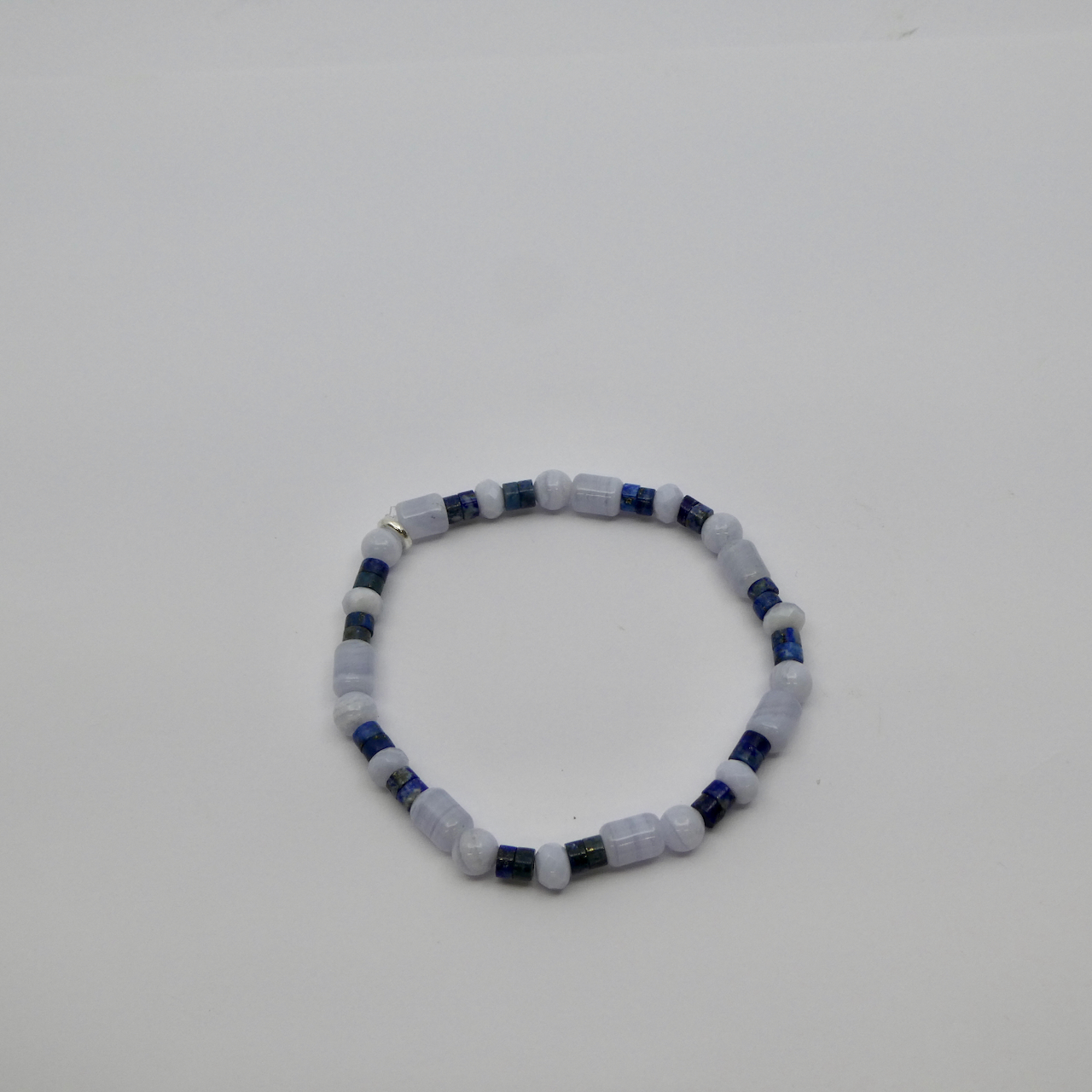 Männer Armband Chalcedon - Lapis-Lazuli Unikat