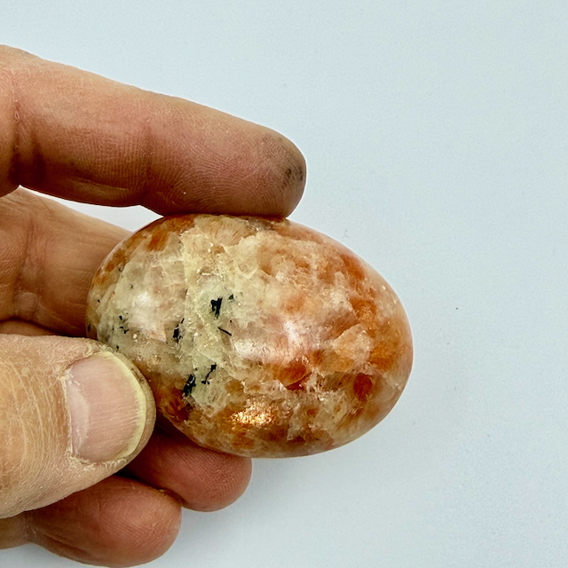 Sonnenstein poliert Trommelstein Seifenstein