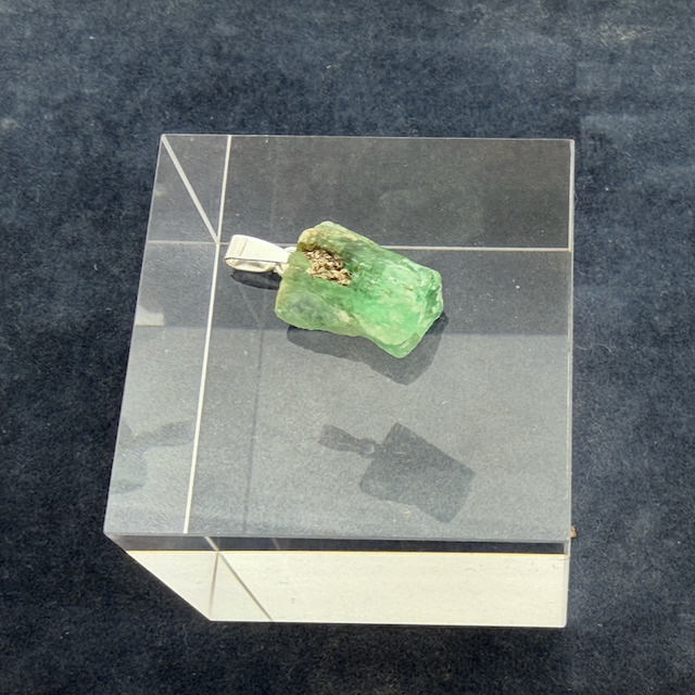 Smaragd Natur Kristall Anhänger